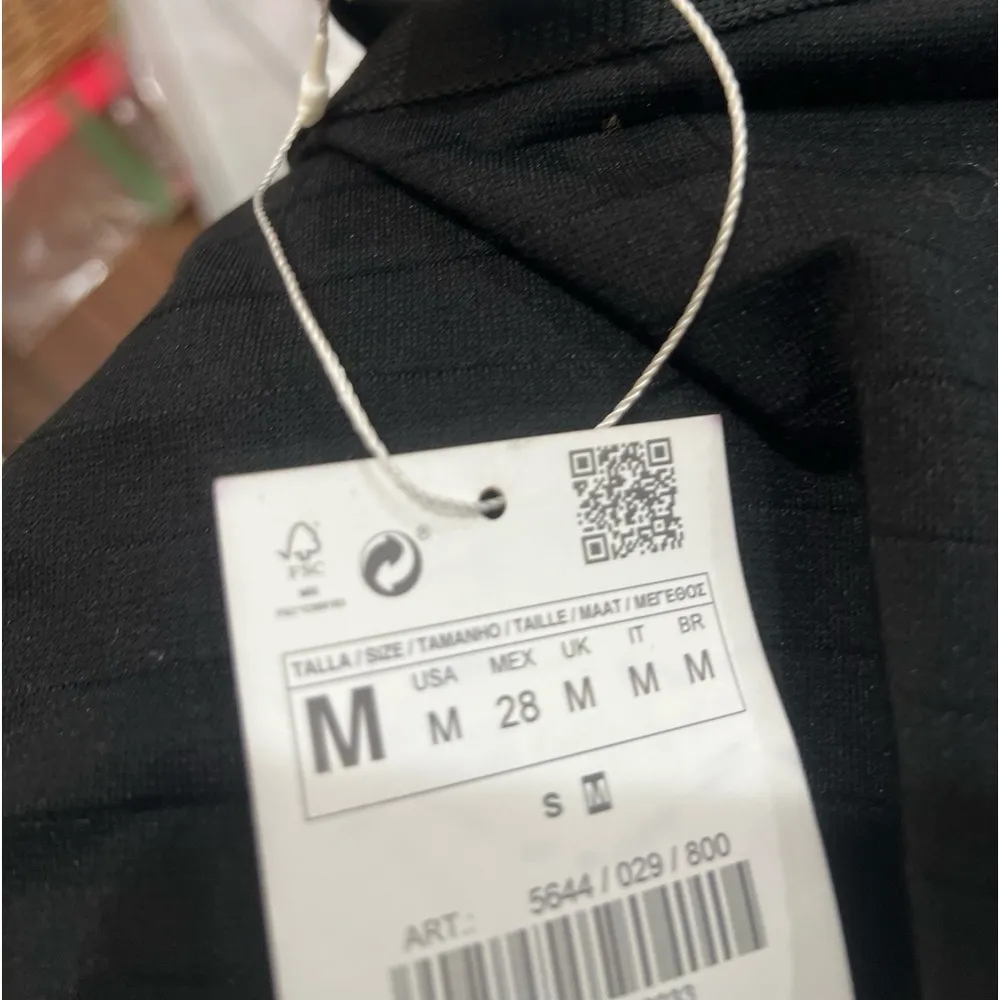 ZARA BLACK WIDE STRAP TANK TOP - Image 8