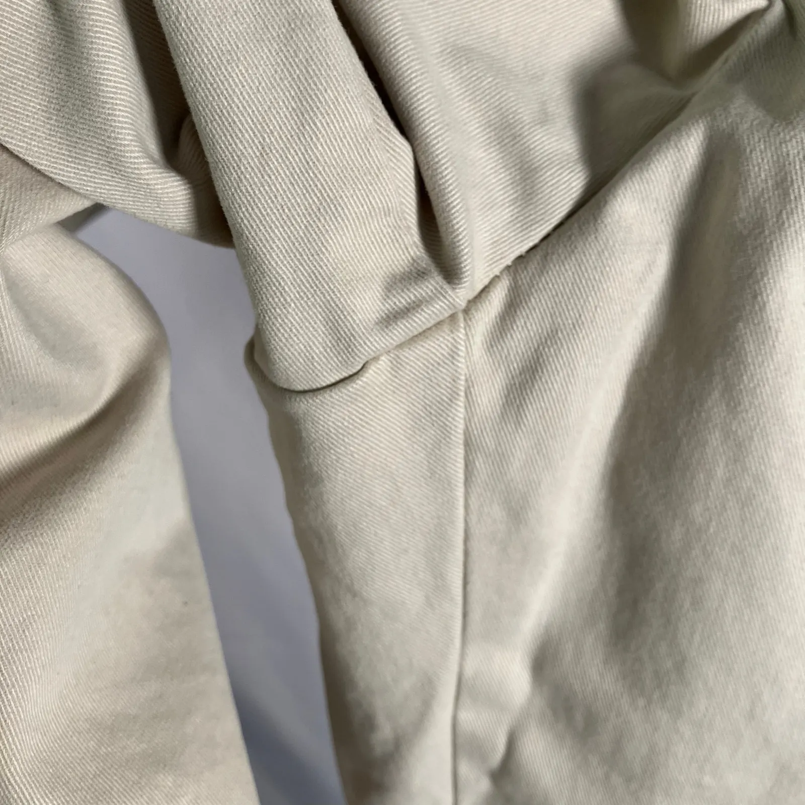 Banana Republic Slim-Fit Authentic Chino Pants Women's‎ 4 Beige Stretch Cotton - Image 6