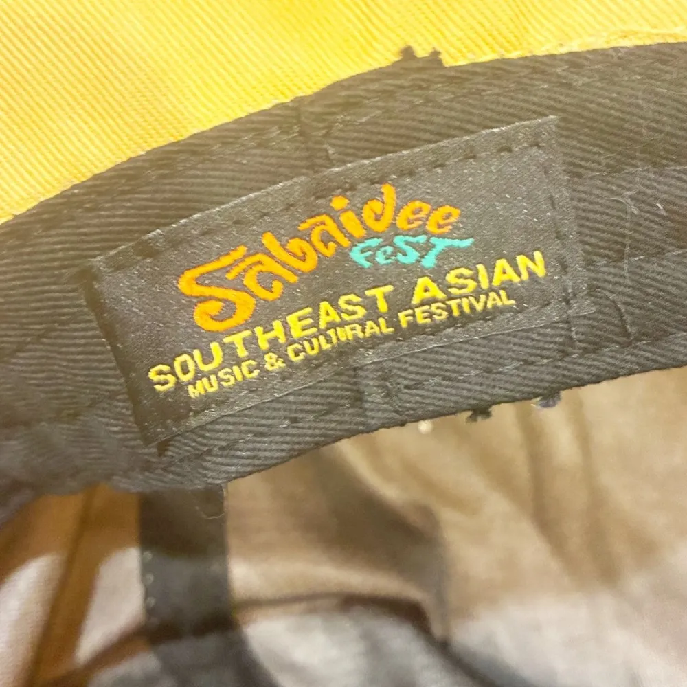 Sabaidee Fest Southeast Asia Culture Yellow Floral Bucket Hat - Image 3