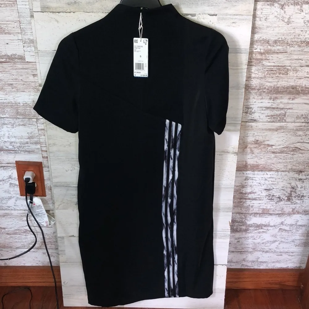 Adidas originals NWT Danielle cathari dress 3 strips dress small sports dress‌ Black - Image 10