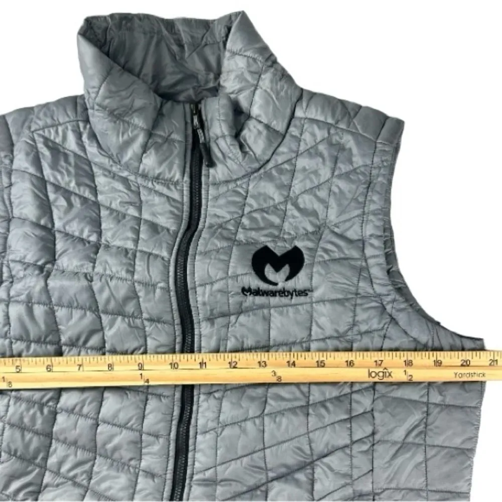 Womens The North Face Jacket Thermoball Eco Quilted Puffer Vest Insulated Grey - Image 7