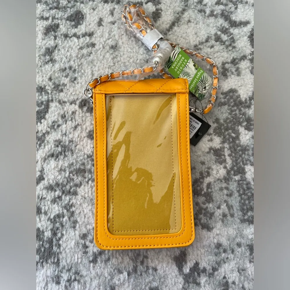 Badgley Mischka - Diamond Quilting and Studs Phone Case NWT in packaging - Image 2