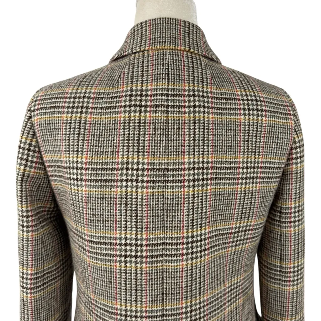 J.Crew Sommerset Blazer Houndstooth Wool Brown Academia Moon British Cloth 2 - Image 10