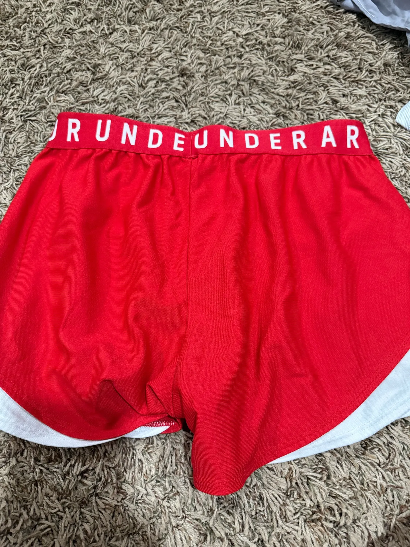 Red Under Armour Shorts - Image 2