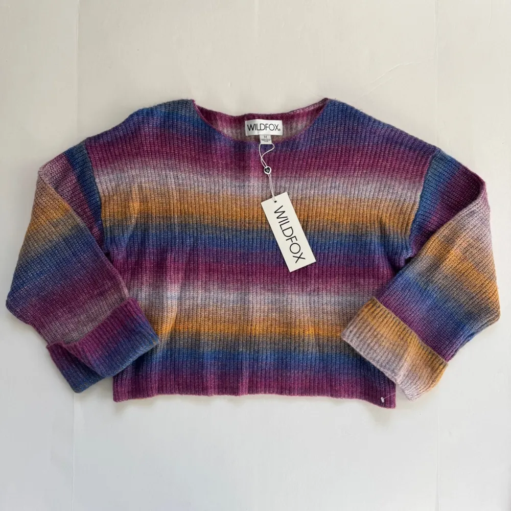 Wildfox Maverick Sweater Multicolor Size Medium NWT - Image 3