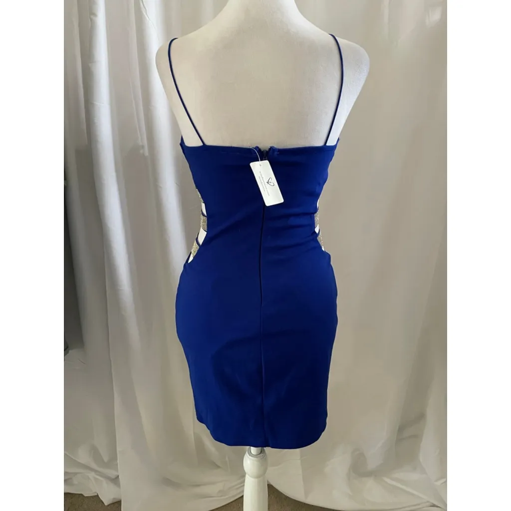 Women's Windsor Royal Blue Mini Dress XS - Image 3