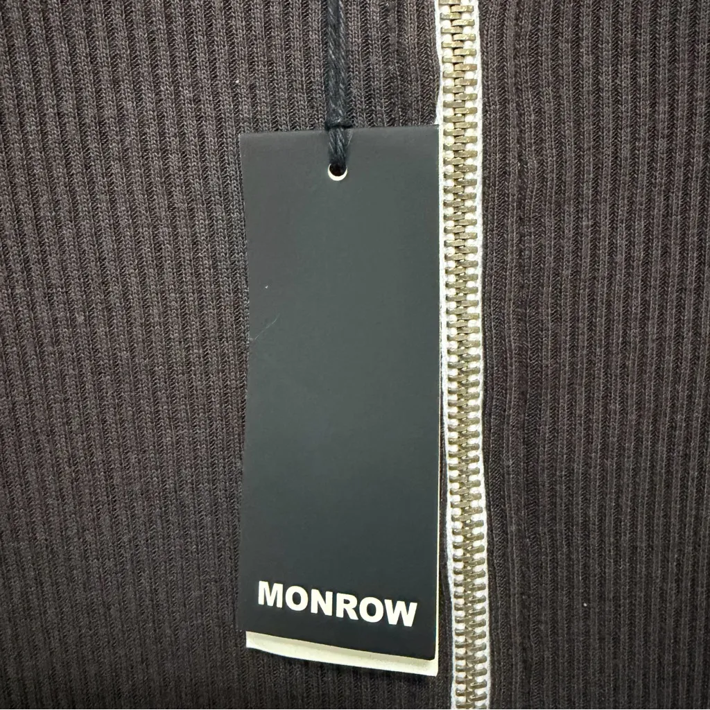 Monrow Revolve Ribbed Zip - Image 8