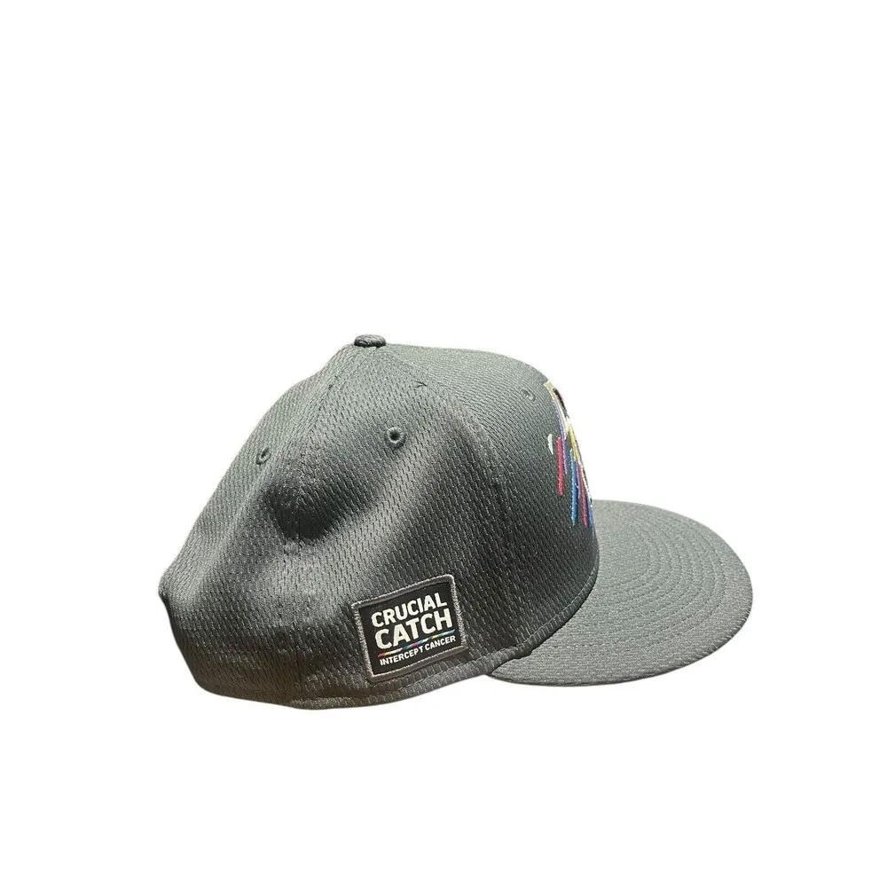 New Era 9Fifty NFL Atlanta Falcons crucial catch emberoided snapback hat Black - Image 3