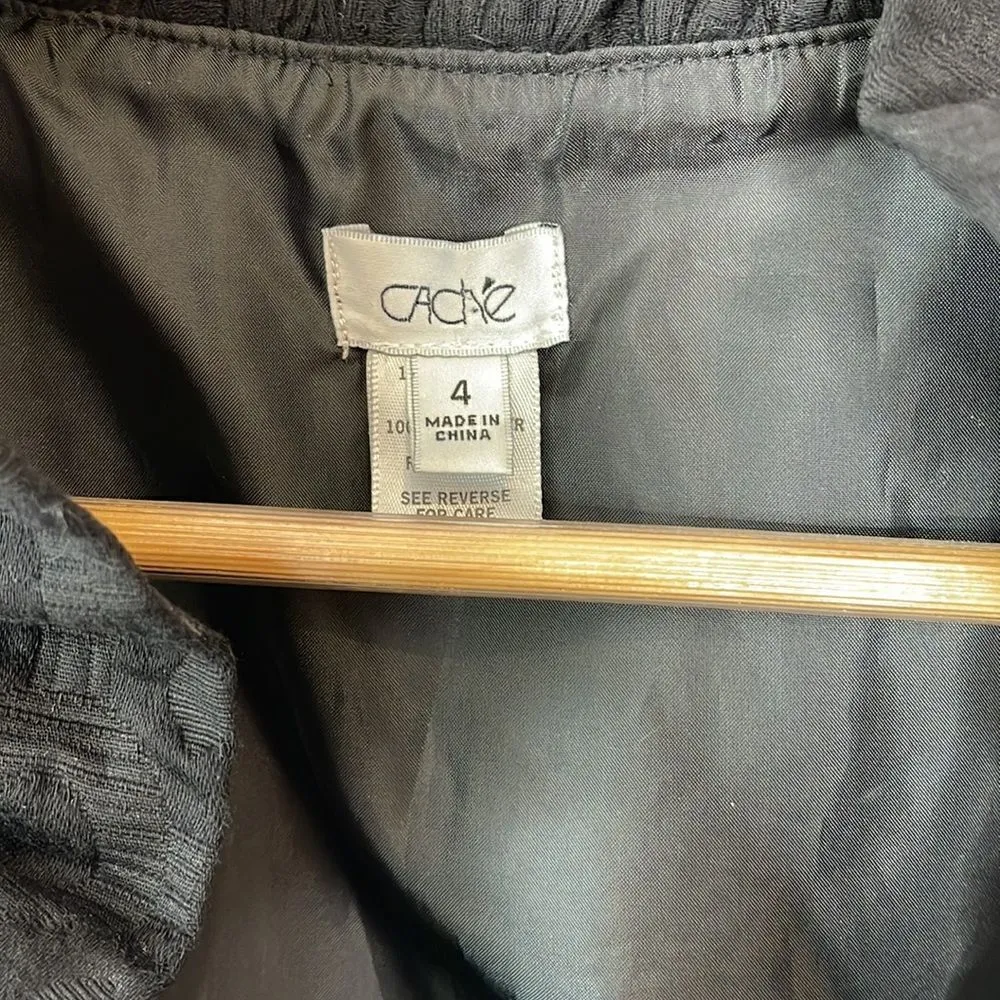 Cache Black Sleeveless Dress  - Image 7