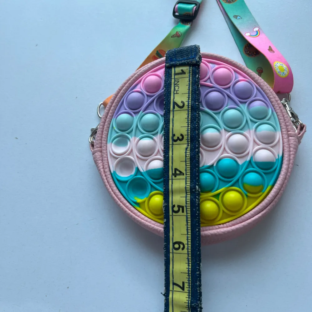 Women’s Circular Crossbody Bag with Pop - Image 3