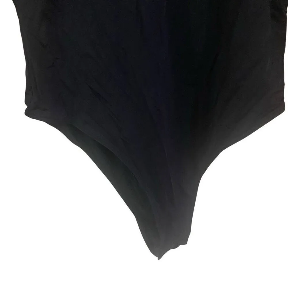 Shein Large long sleeve black bodysuit - Image 4