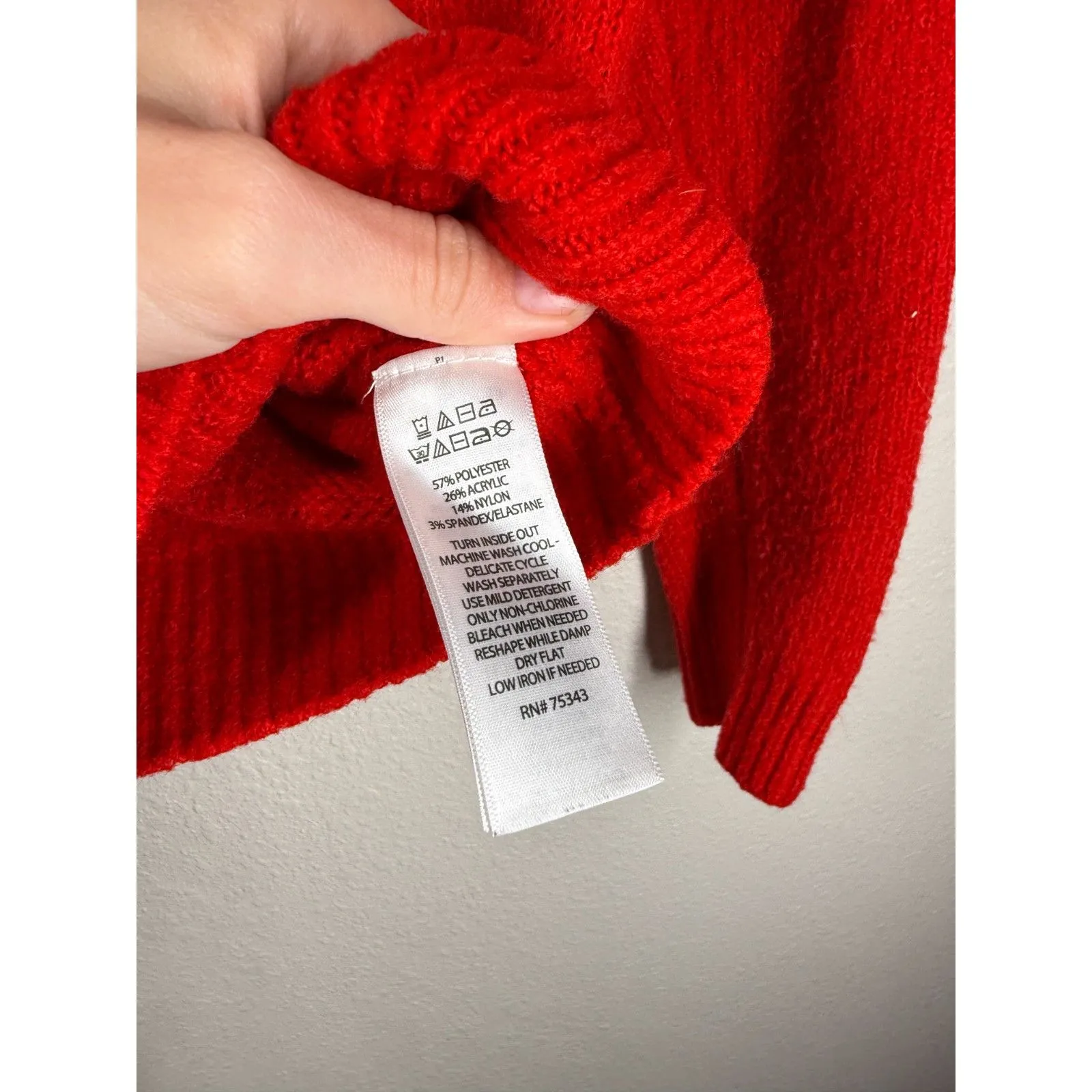 Cupcakes and Cashmere Red Frenchie Dog Sweater Sz S Bulldog Holiday Christmas - Image 5