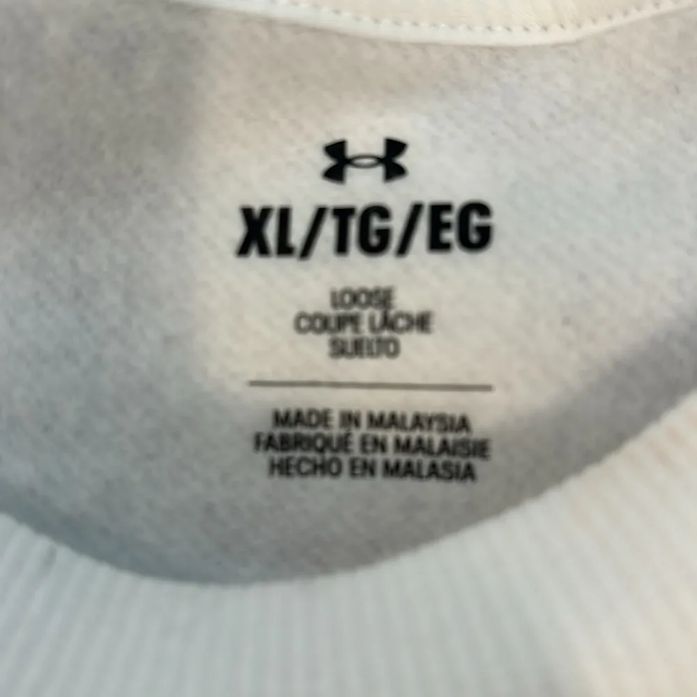 Under Armour rival fleece grey camo long sleeve crewneck sweatshirt - Image 8