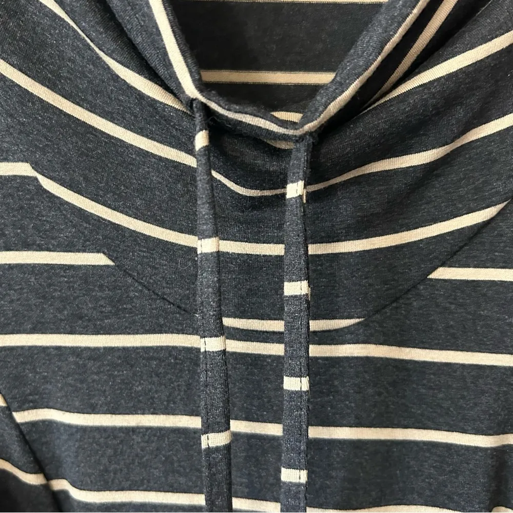 Salaam Striped Cowl Neck Long Sleeve Dress Size XS - Image 5