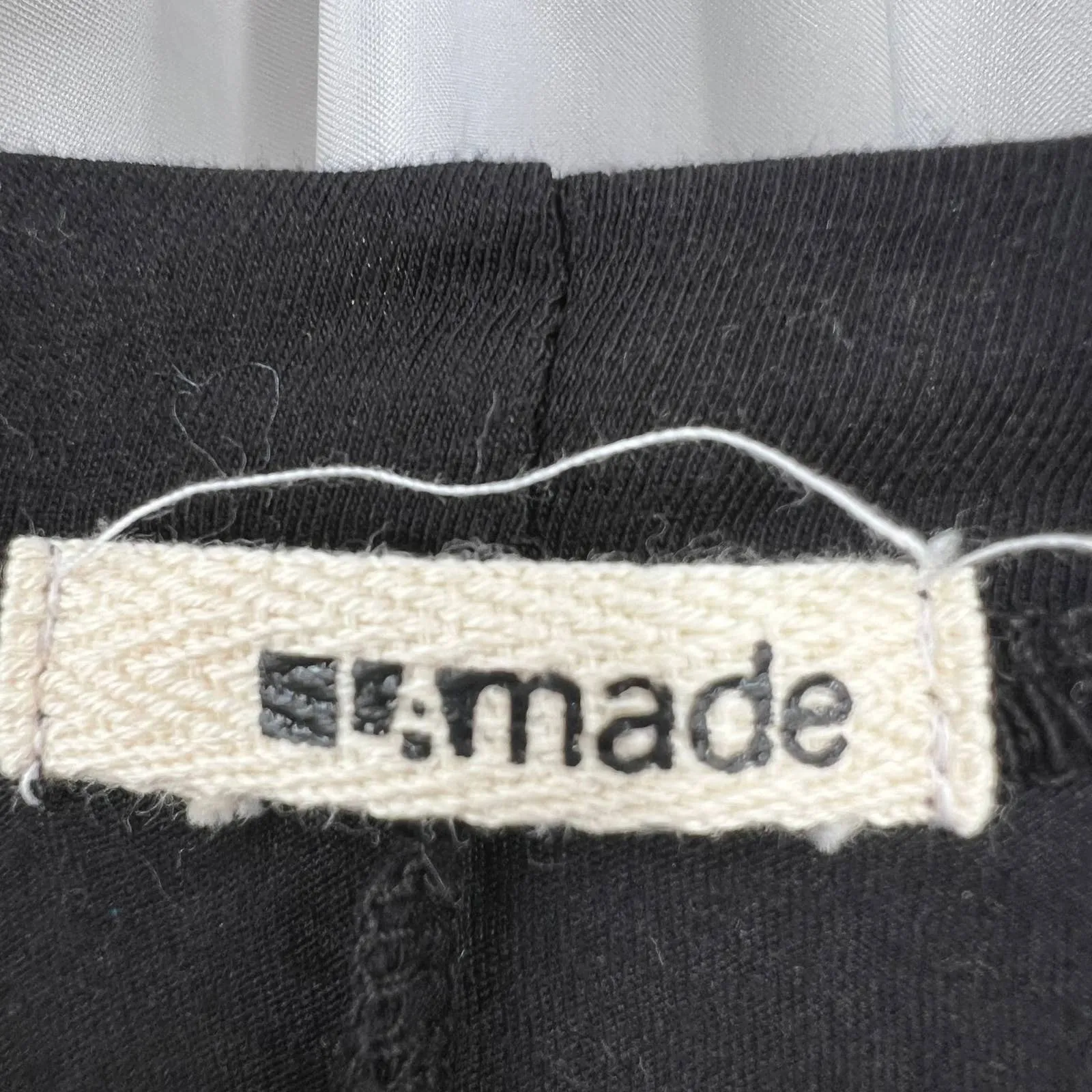 LAMade Black Notch Neck Long Sleeve Tee‎ Small New - Image 5