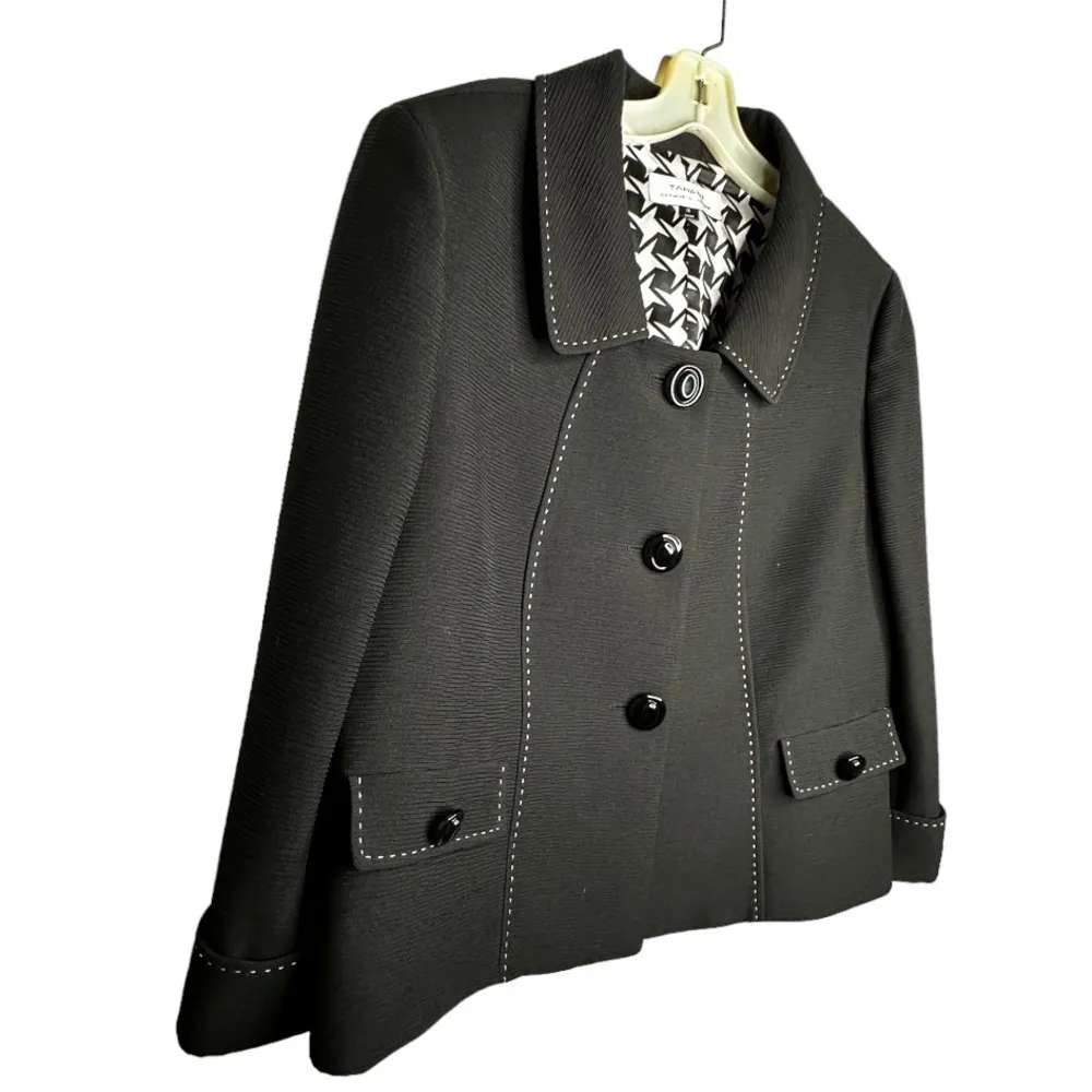 Tahari‎ ASL Black Skirt Set nwt Size 18 - Image 6