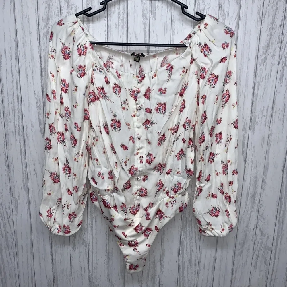 Womens Size XS AFRM Revolve Nessa Bodysuit Floral NWT - Image 5
