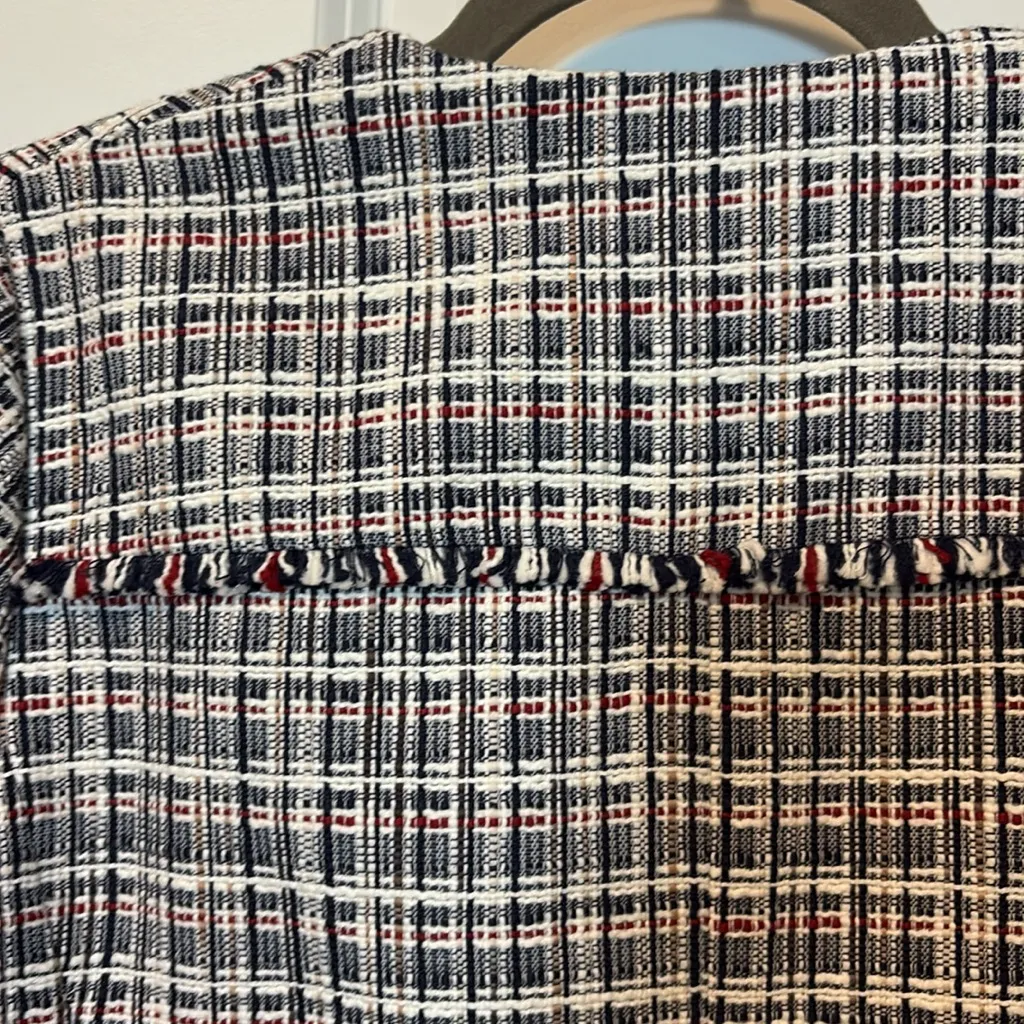 J crew  Fringe Tweed Lady Jacket Blazer - Image 13