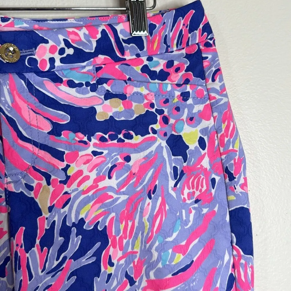 Lilly Pulitzer simply chic Kelly skinny ankle pants size 4 colorful cotton - Image 7