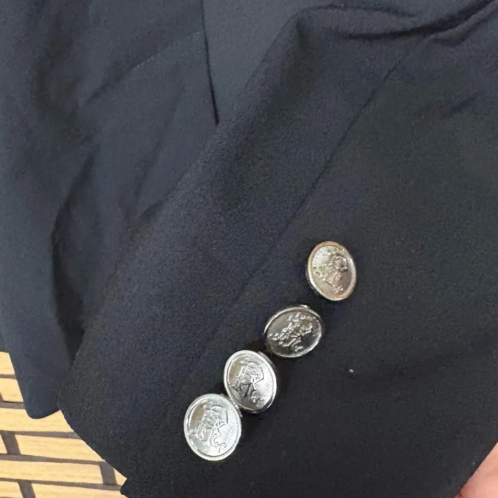 Polo‎ Ralph Lauren Black Blazer Size 2 - Image 5