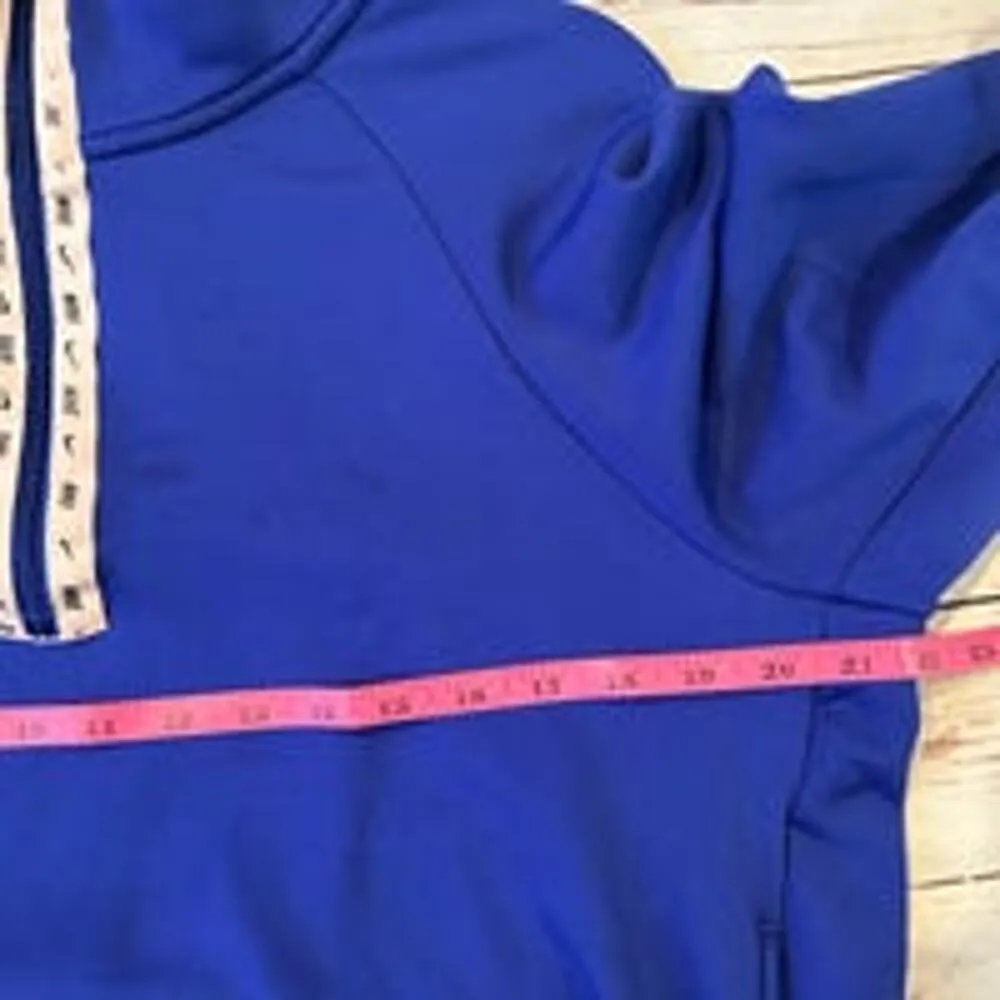 Nike Womens Blue Purple Size Medium Mock Turtleneck 1/4 Zip Up - Image 8