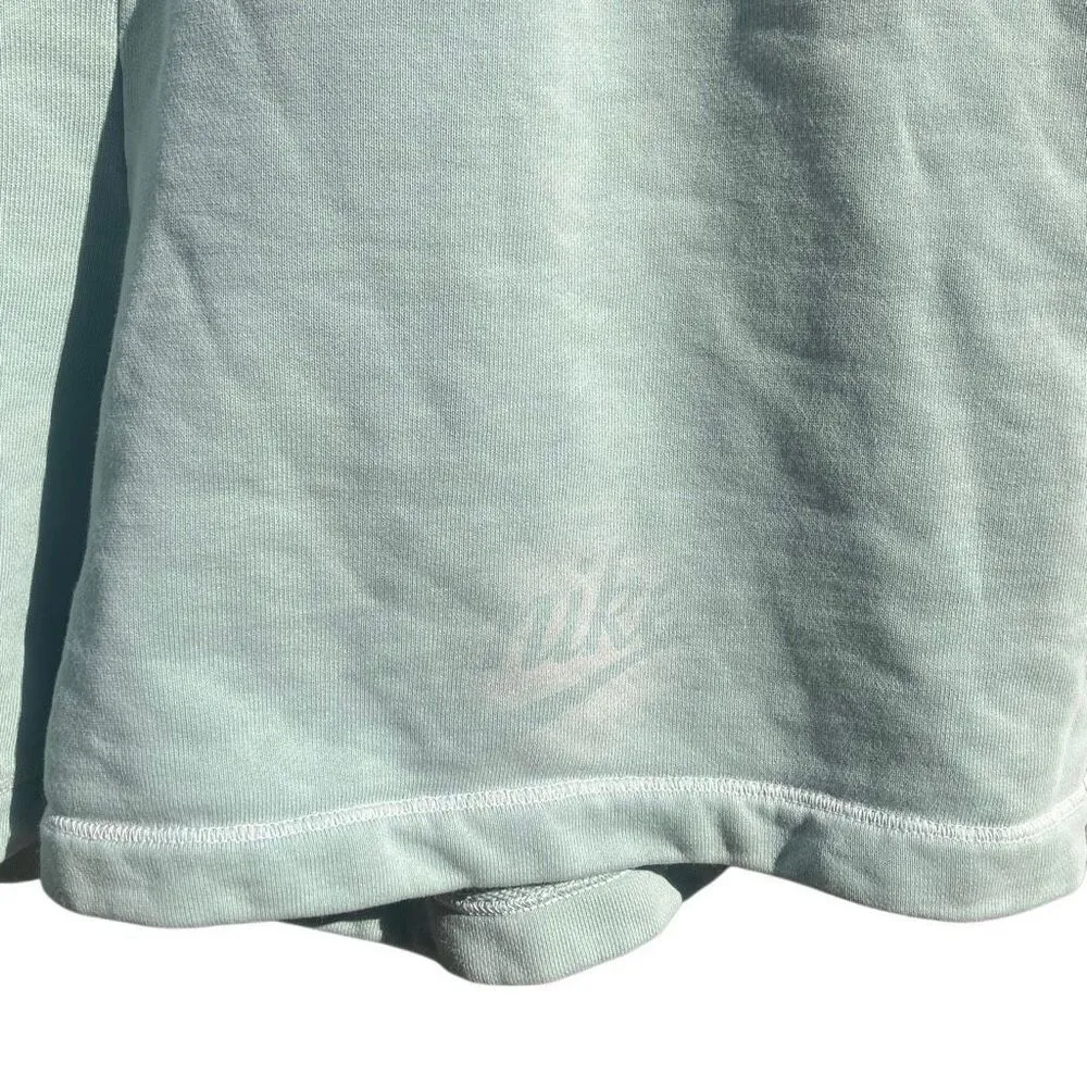 Nike mint green high rise sweatshorts women’s small 5” inseam  #730 - Image 3