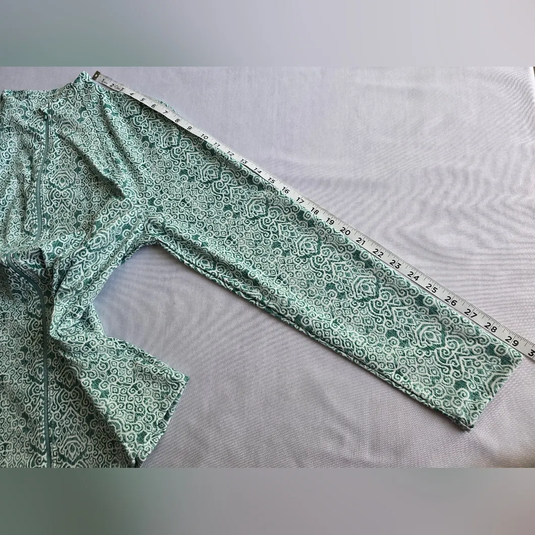 Tommy Bahamma Stylish green/white everyday active intricate patterns long sleeve - Image 7