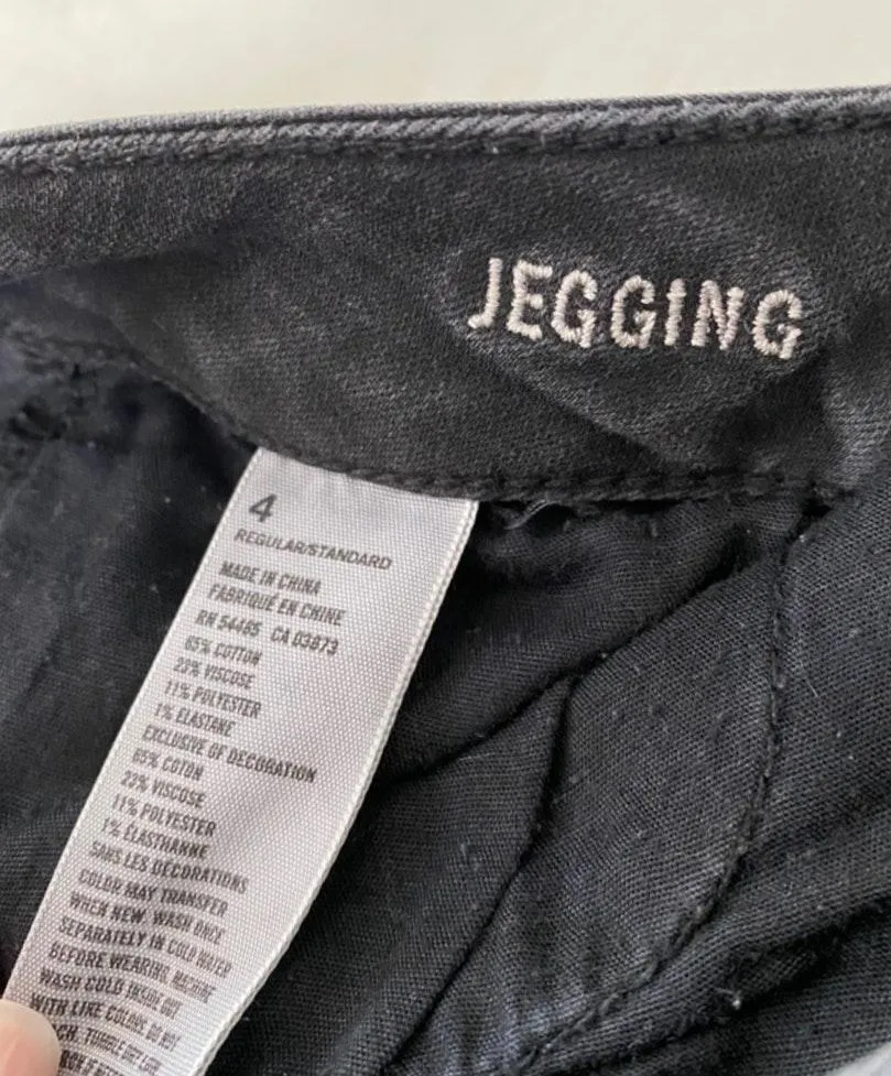 American Eagle Outfitters Mid rise Black Jeggings - Image 4