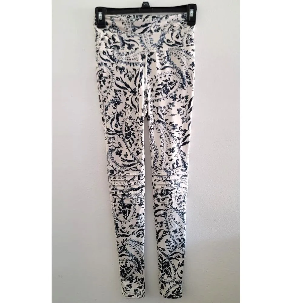 Free People FP Movement Printed City Slicker High Waisted Yoga Leggings XS - Image 3