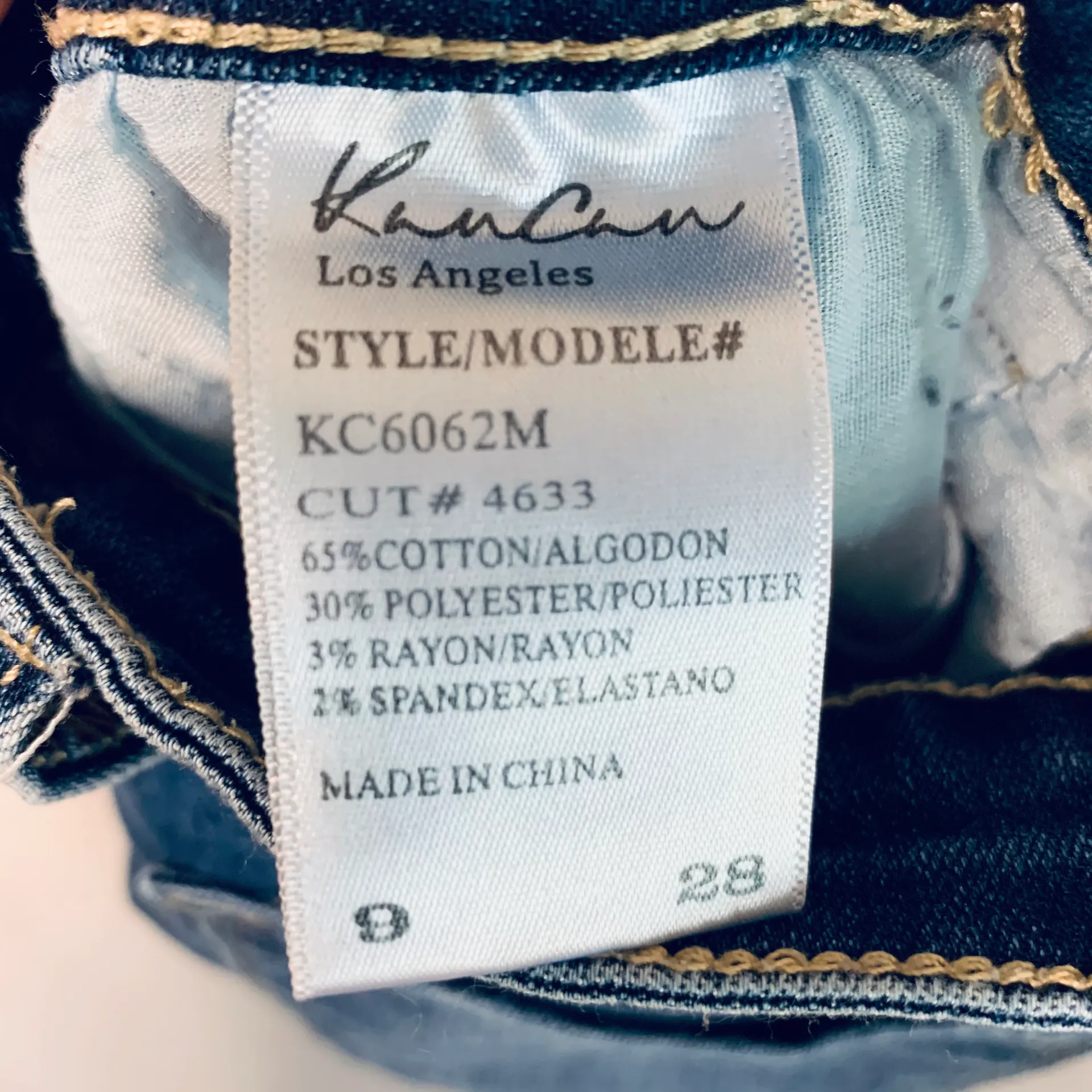 KanCan Zuma Distressed Denim Skirt Size 9/28 - Image 8