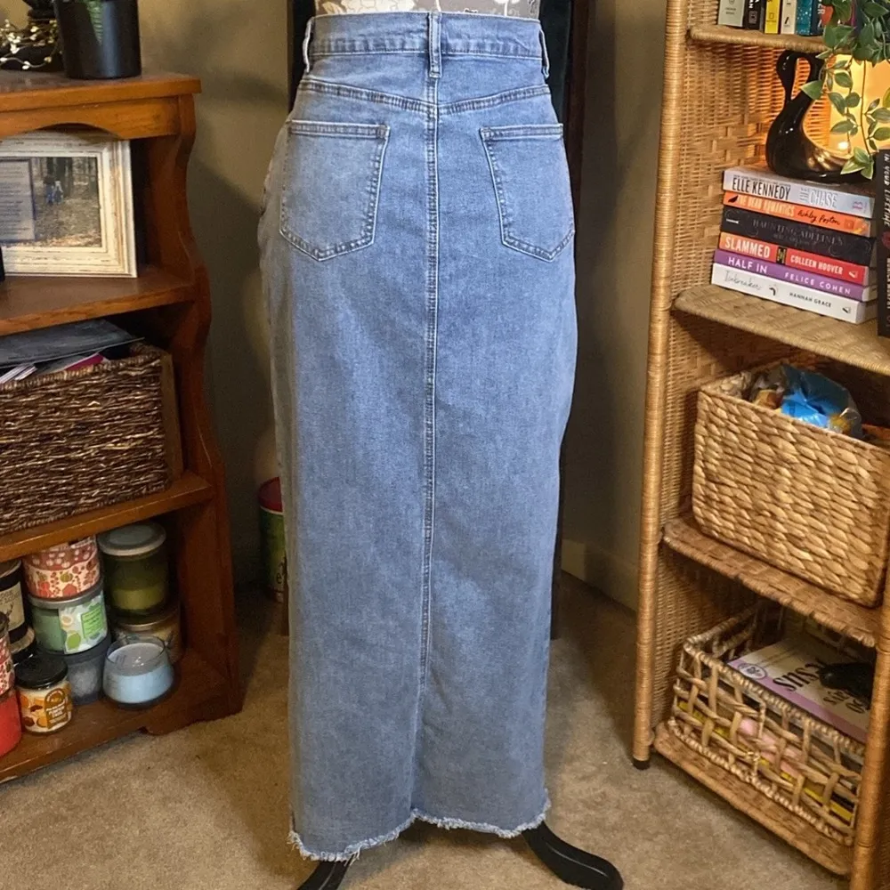 Sincerely Jules High Rise Split Midi Skirt - Image 3