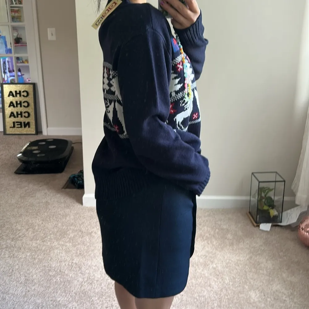 CCM hockey ugly sweater. S Blue - Image 12