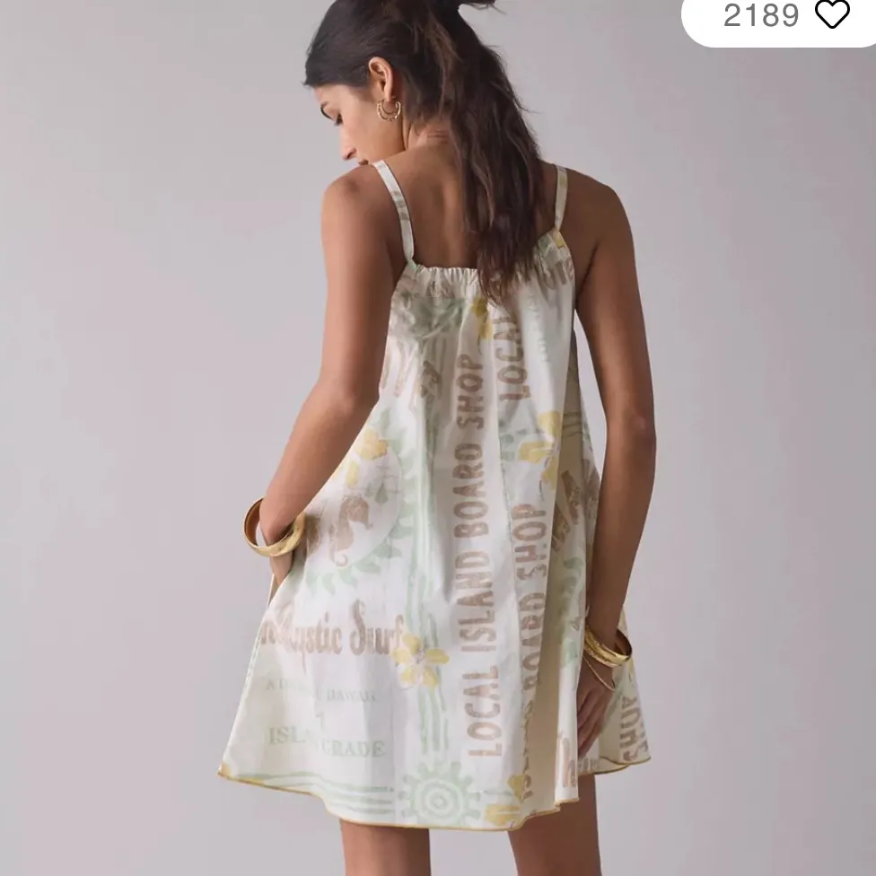 Urban outfitters BDG Eva Tie-Front Ruched Strap Trapeze Mini Dress - Image 2