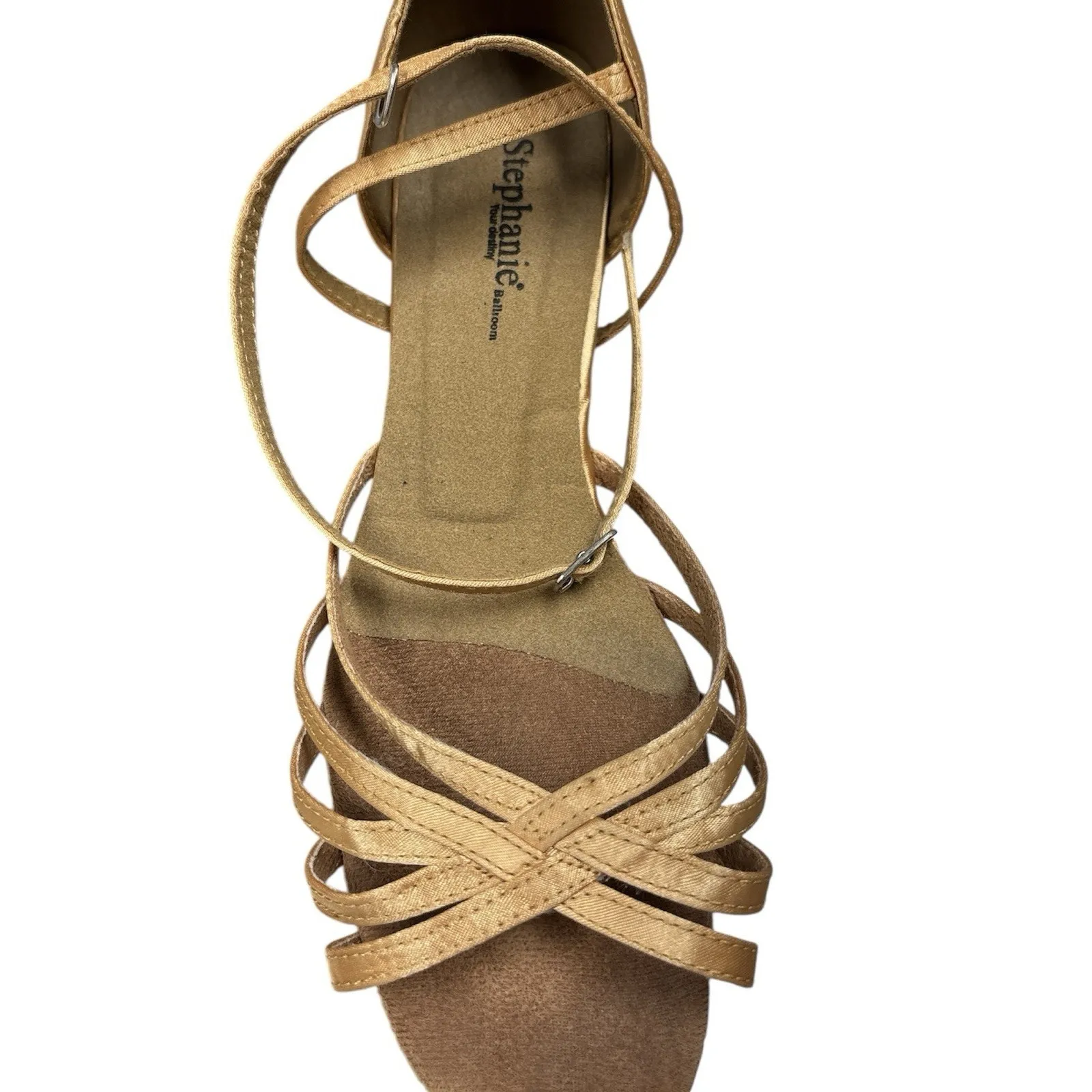Stephanie Ballroom Shoes Gold Size 9 - Image 5