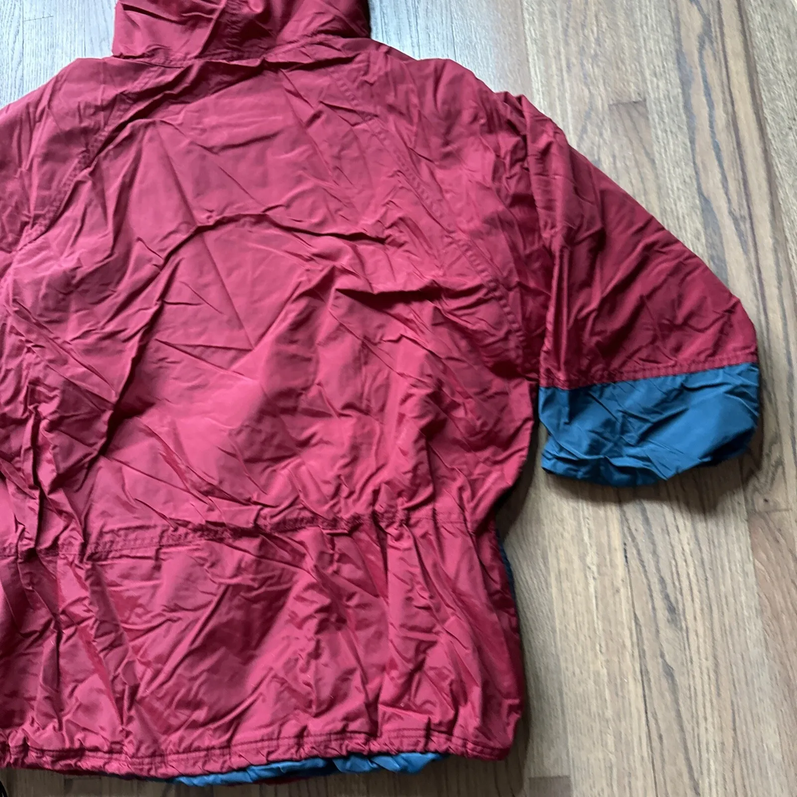 RARE VTG LL BEAN Tribal Striped Pullover Jacket Windbreaker 80s SZ L 3/4 Sleeve Size L - Image 15