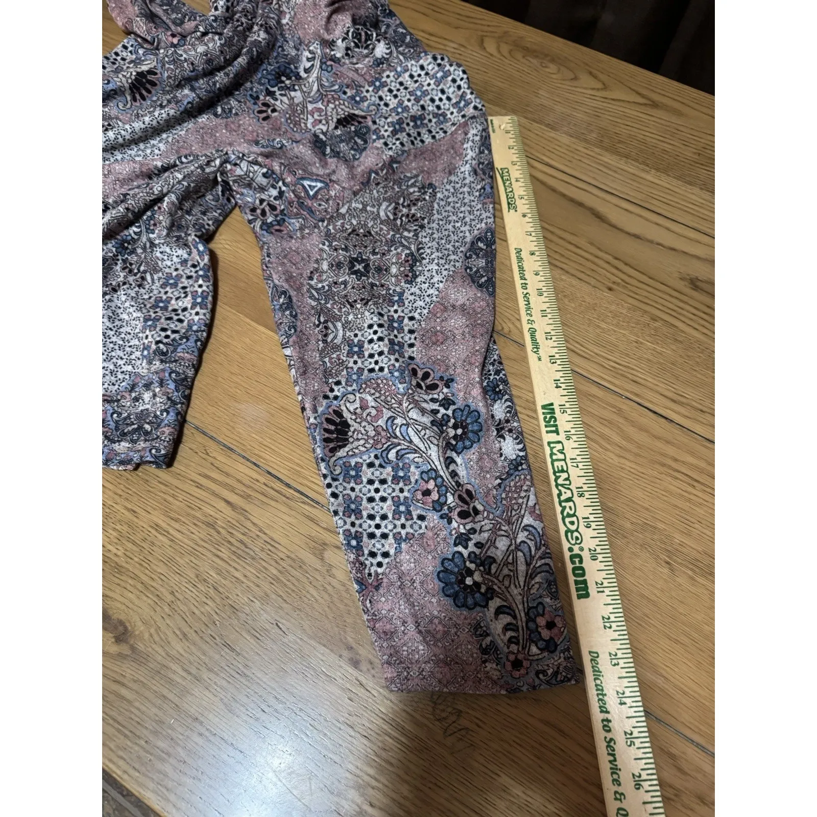 Cjbanks Woman Size 3X Cowl Neck Long Sleeve Shirt Paisley Career Business Casual - Image 7