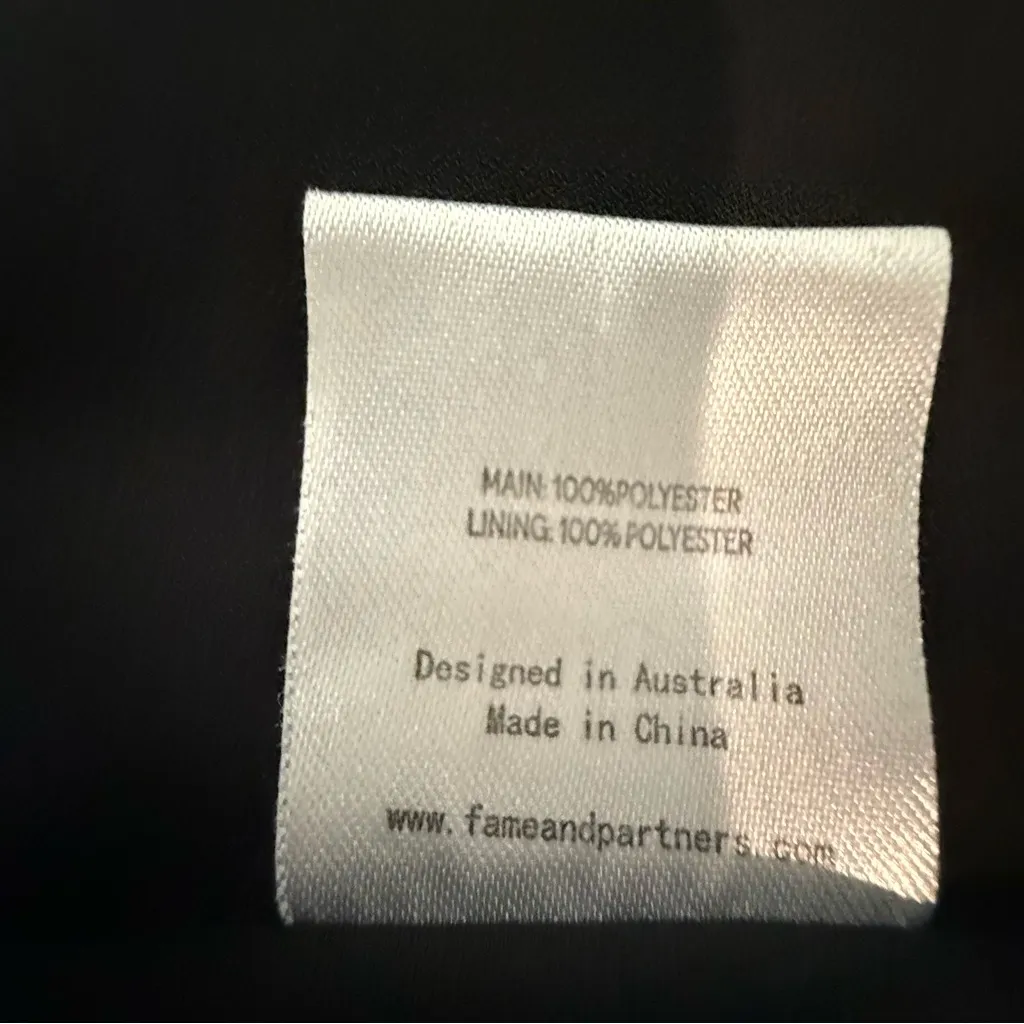 Fame and Partners‎ Callais Dress Size 8 EUC - Image 10