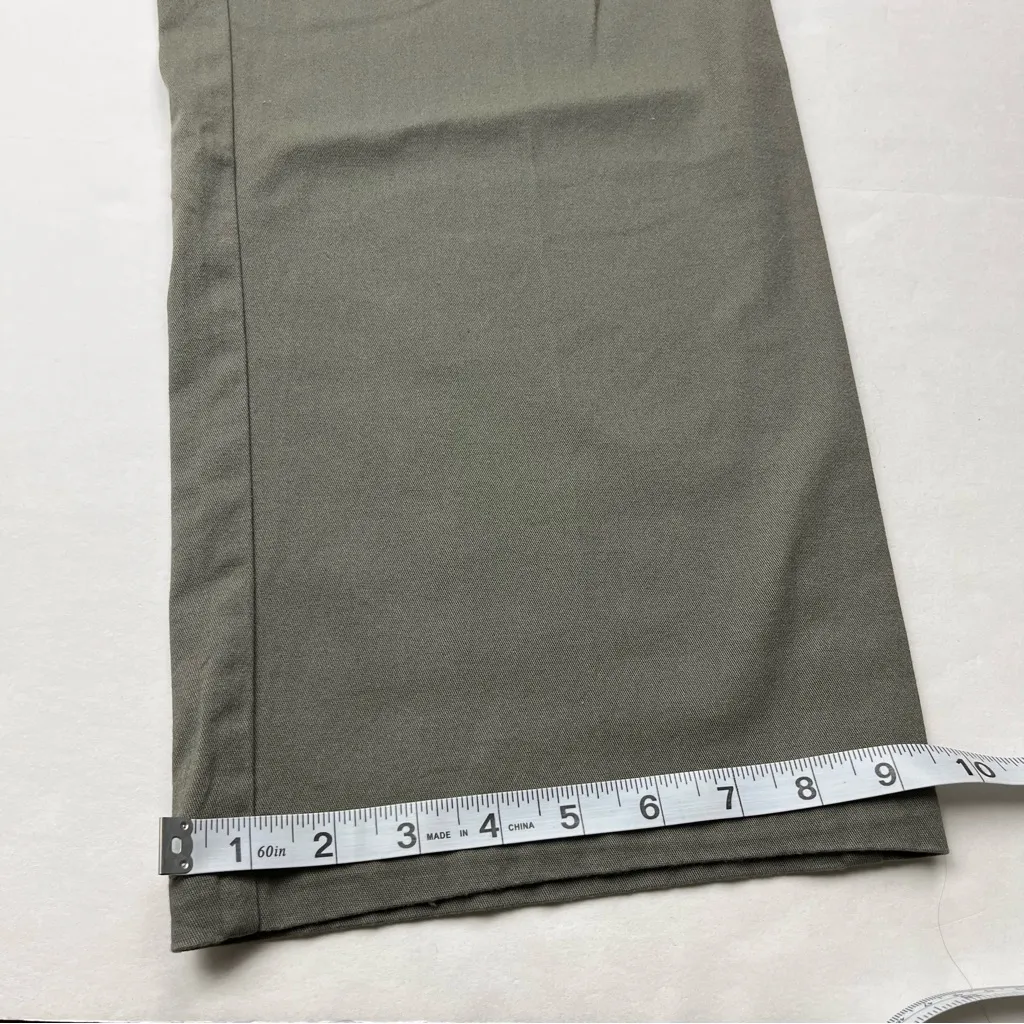 Duck Head Stretch Twill Pant Womens Size 18‎ Green Pockets Preppy NEW - Image 9