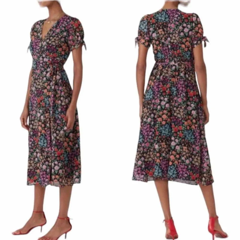 Yumi Kim Anthropologie  Bella Kingston Garden  Maternity Midi Wrap Size XS - Image 4