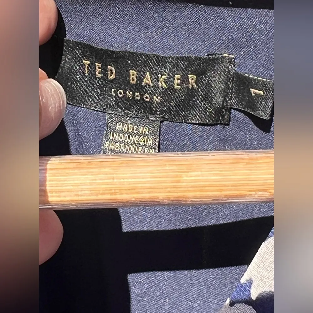 TED Baker Tarissa floral-print tiered crepe mini dress - Image 10