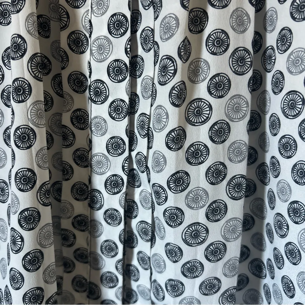 Jason Wu For Target Women’s Black White Wheel Print Dress Sz Small - Image 2