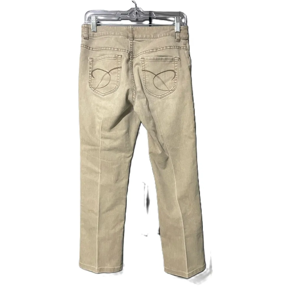 Trendy Size 0S Chicos Platinum Denim In A‎ Earthy Green Wash - Image 7