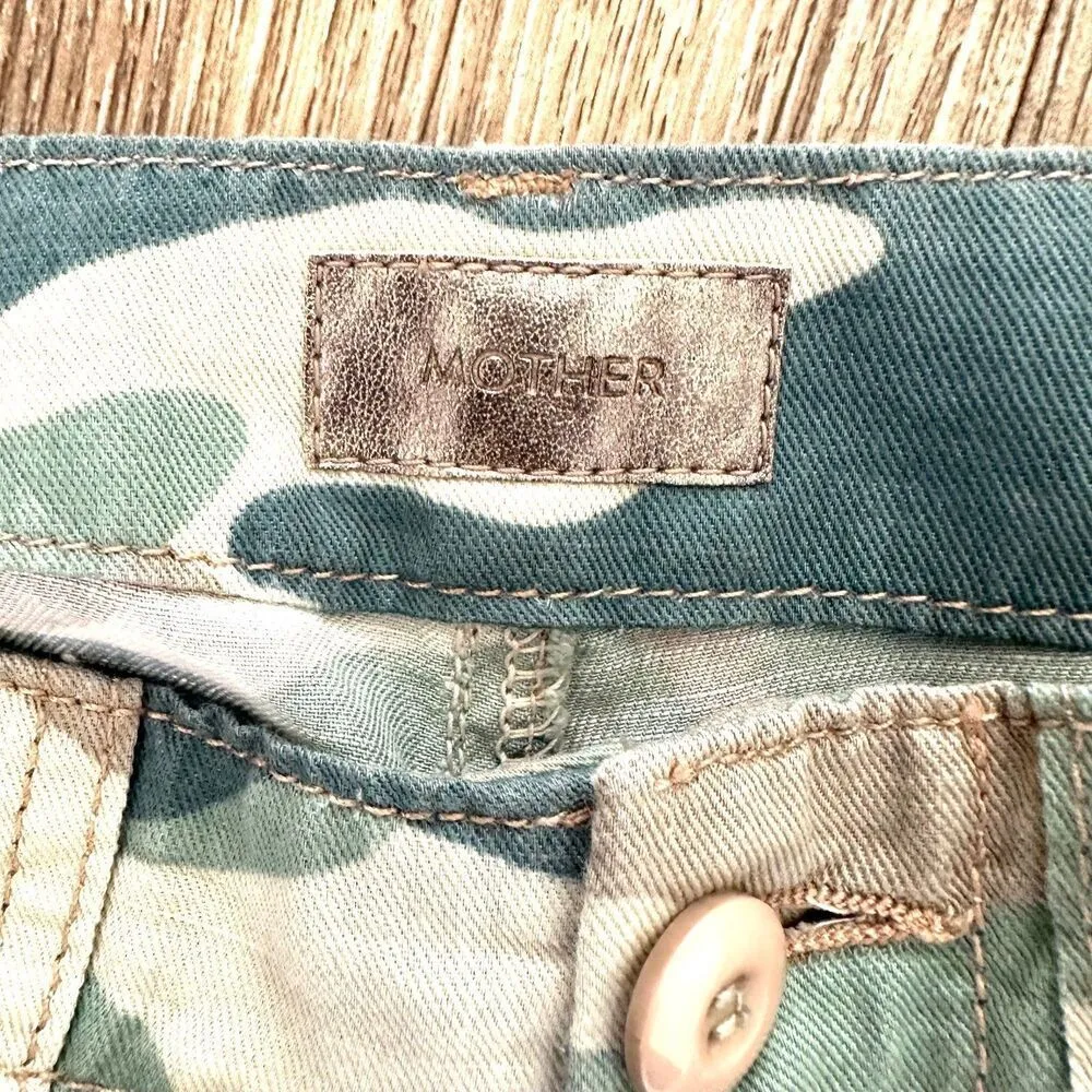 Mother The Shaker crop chop camo pants Size 25 - Image 5