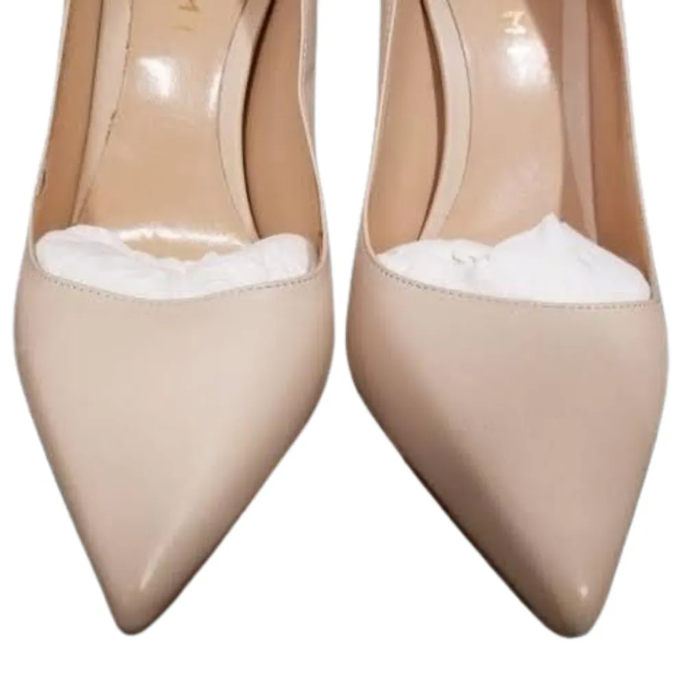M. Gemi The Esatto 105mm (4.13") Natural Leather Stiletto Pump Heels Italian Siz Tan Size 5 - Image 4