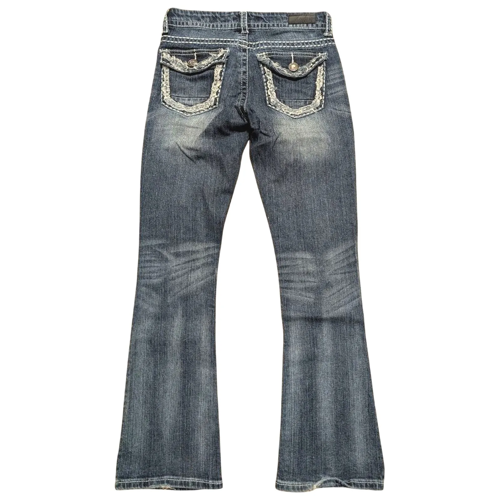 Daytrip 28 Lynx Bootcut Jeans Faded‎ Wash Denim Boot Leg The Buckle - Image 2