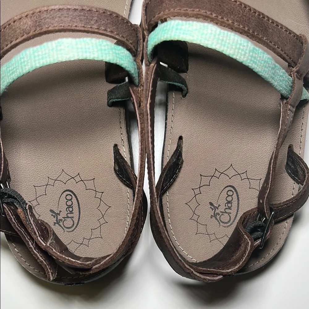 Chaco Women's Brown Mint Sandals Size 10 W - Image 4