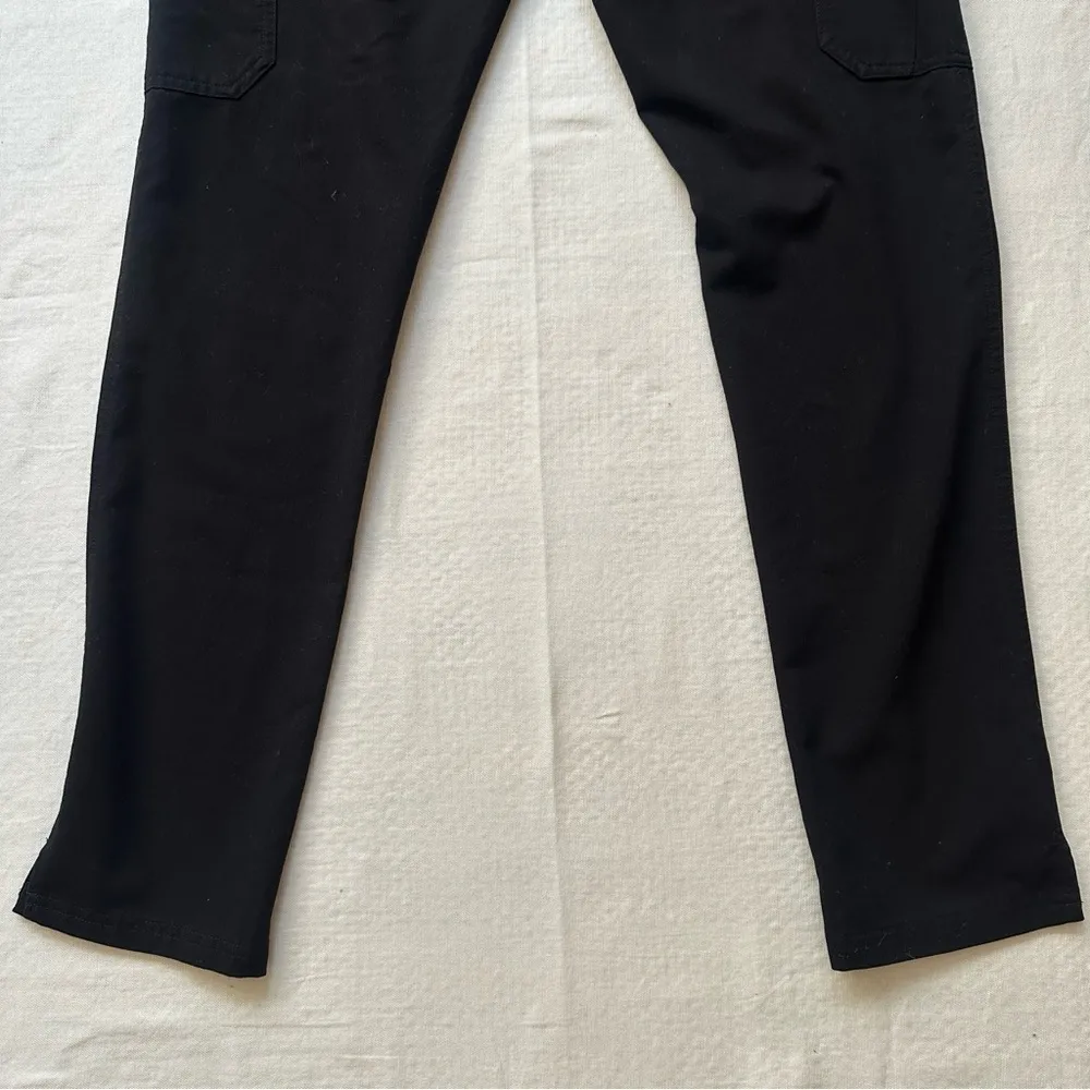 Yola Skinny Scrub Pants in Black Size XS Original Waistband - Image 12