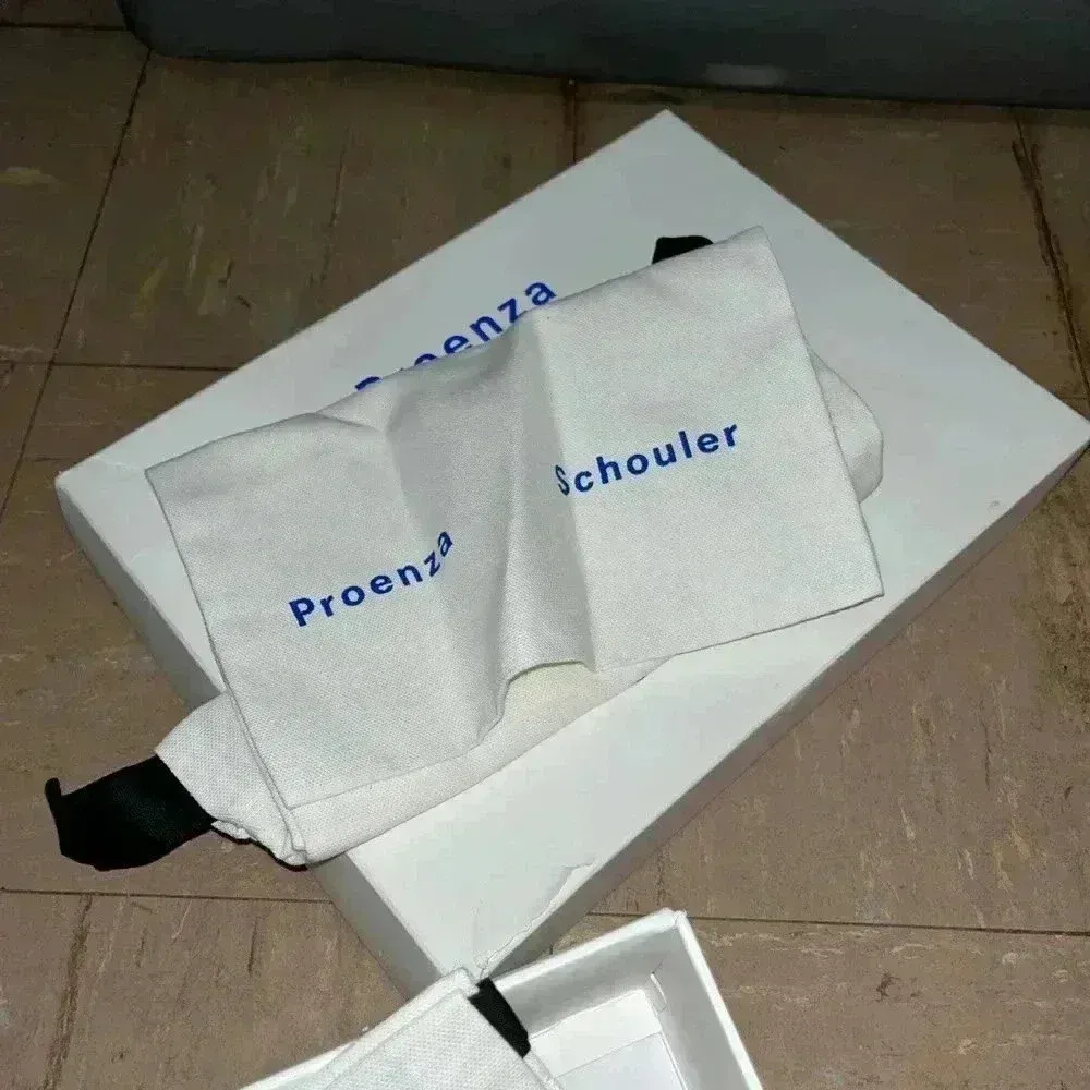 NIB Proenza Schouler Fringe Slides Shoes Sandals Black EU 38 US 7 1/2 - Image 7