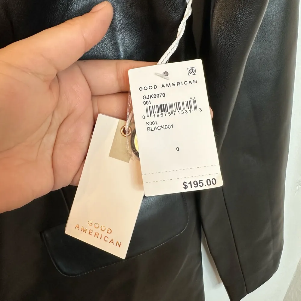 NWT Better than Leather (faux) blazer - Image 6