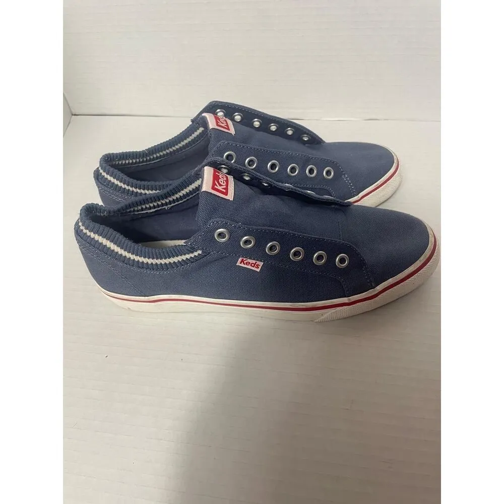 Keds Jump Kick Rib Knit‎ Lace
Up Sneakers Navy Canvas size 9 - Image 2